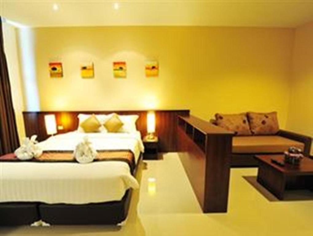 Green World Palace Hotel Songkhla Rum bild
